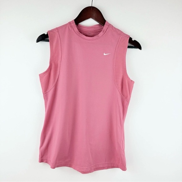 Nike Tops - Nike Dri-Fit Women's Running Training Yoga Gym Tank Top Shirt Medium 8 10 Pink